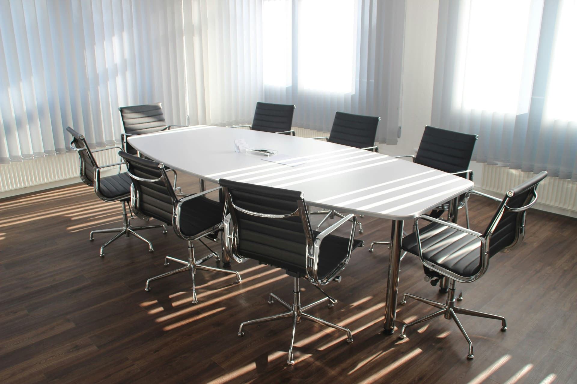 Professional conference room for team meetings